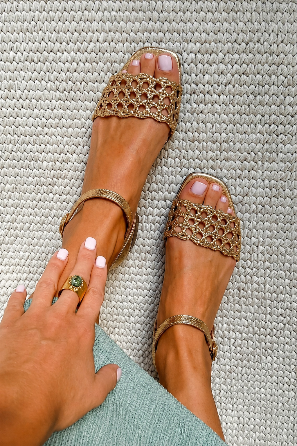 Aurora | Golden Sandals Summer Enchantment — 2