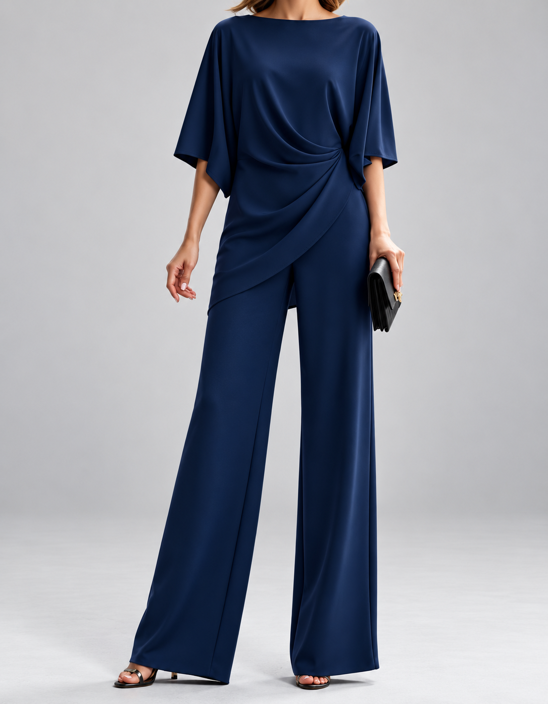 Lorna | Draped Waist Two Piece Set — 2