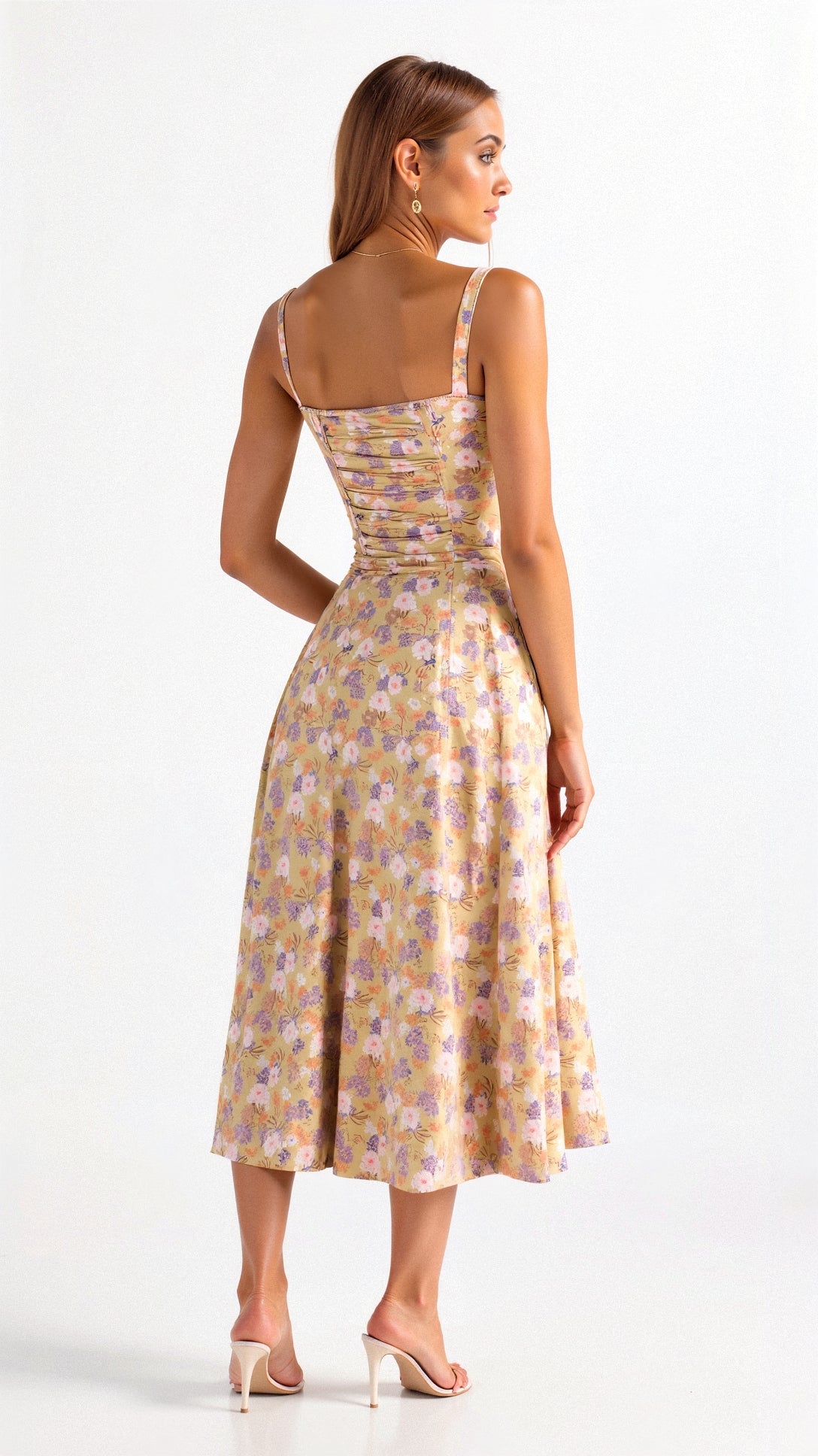 Miss | Jurk Dames Midi Casual Trendy - Polyester