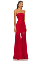Aveline | Strapless Glamour Jurk met Tule Rok