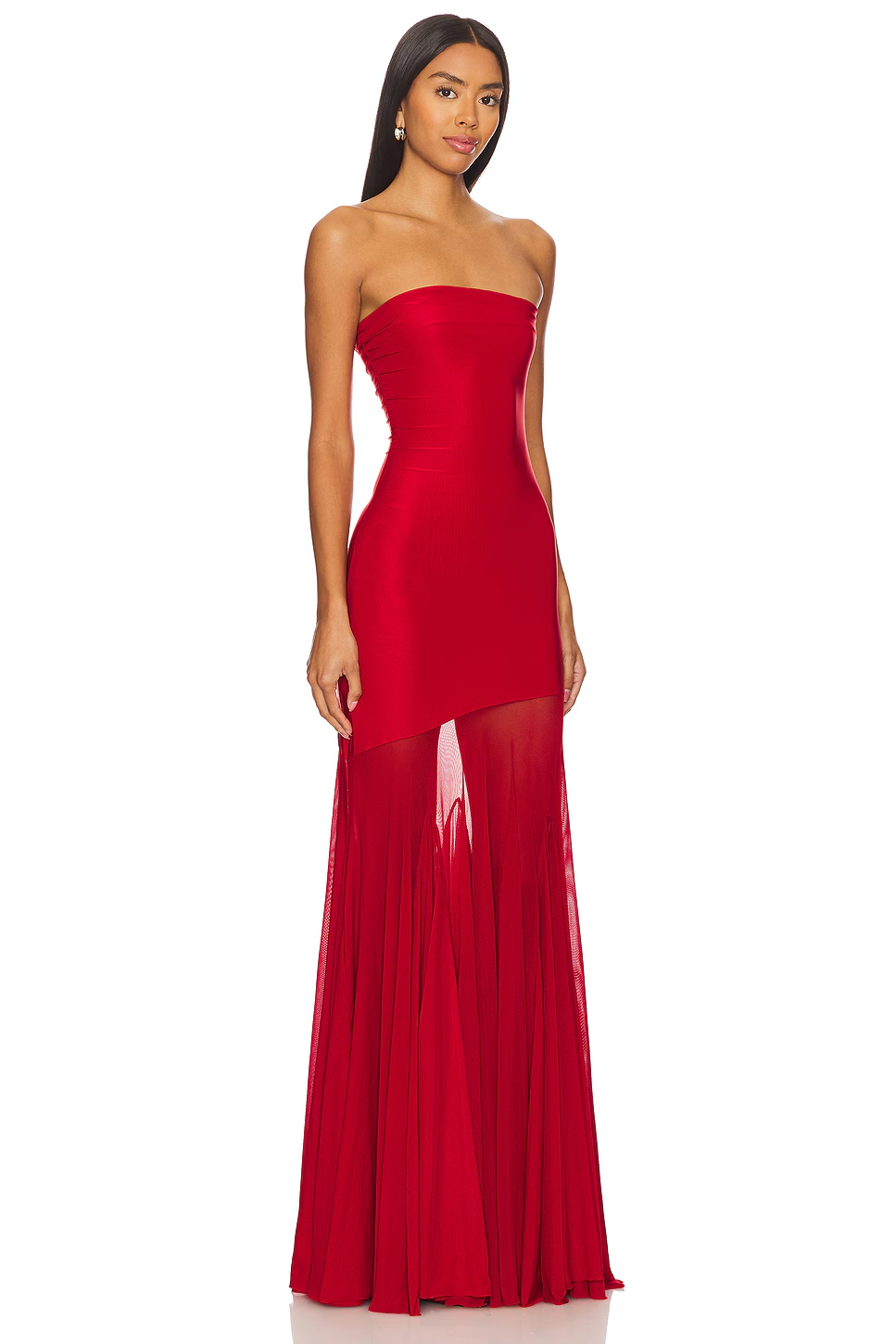 Aveline | Strapless Glamour Jurk met Tule Rok