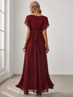 Miss | Avondjurk Dames Maxi A-lijn Elegant - Chiffon