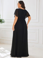 Miss | Avondjurk Dames Maxi A-lijn Elegant - Chiffon