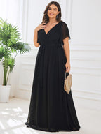 Miss | Avondjurk Dames Maxi A-lijn Elegant - Chiffon