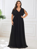 Miss | Avondjurk Dames Maxi A-lijn Elegant - Chiffon