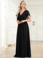 Miss | Avondjurk Dames Maxi A-lijn Elegant - Chiffon
