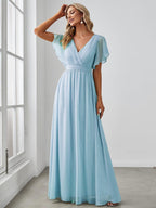 Miss | Avondjurk Dames Maxi A-lijn Elegant - Chiffon