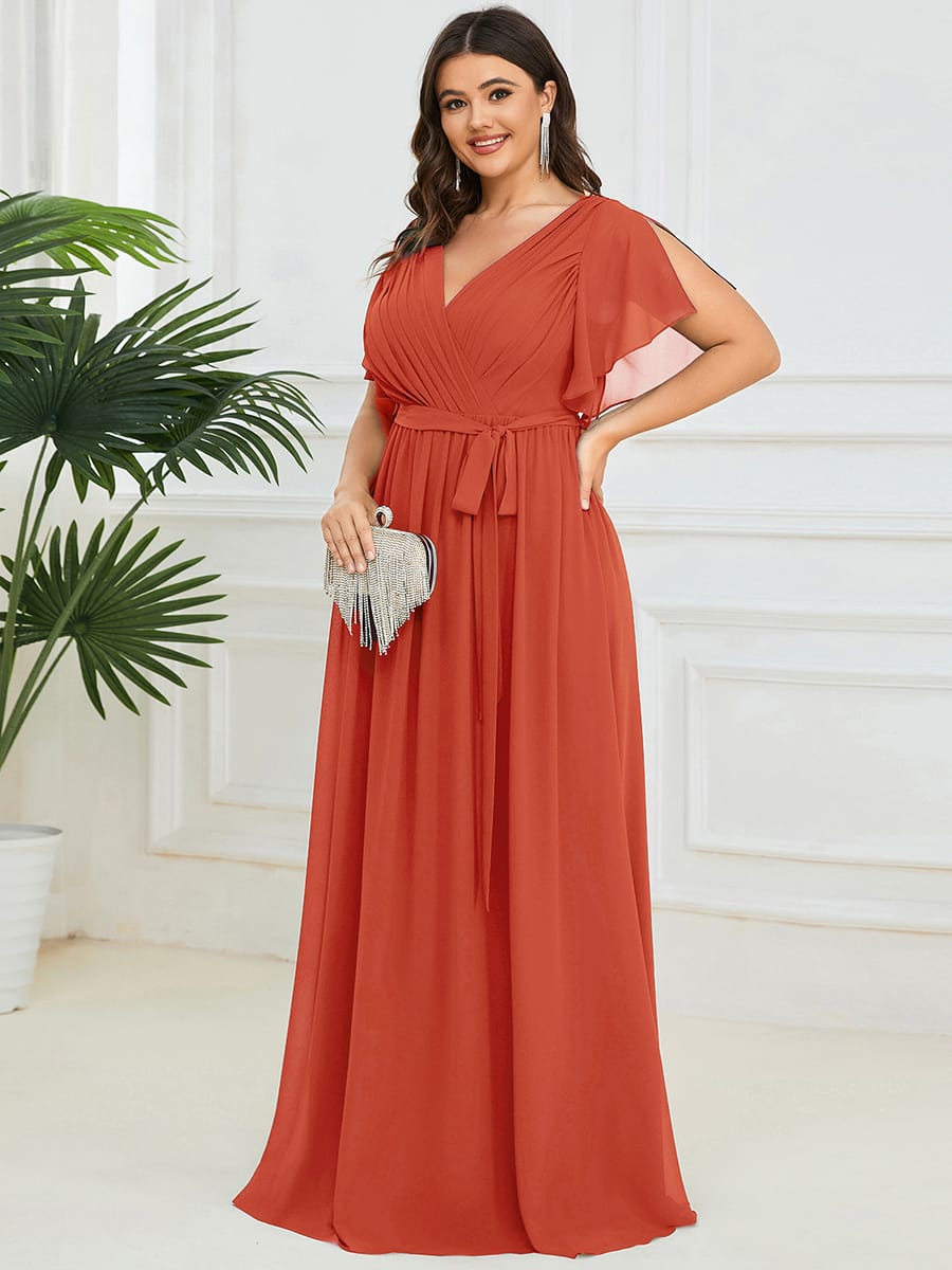 Miss | Avondjurk Dames Maxi A-lijn Elegant - Chiffon