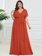 Miss | Avondjurk Dames Maxi A-lijn Elegant - Chiffon