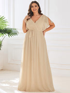 Miss | Avondjurk Dames Maxi A-lijn Elegant - Chiffon