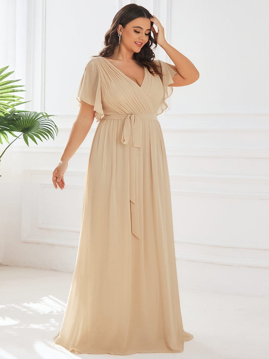 Miss | Avondjurk Dames Maxi A-lijn Elegant - Chiffon