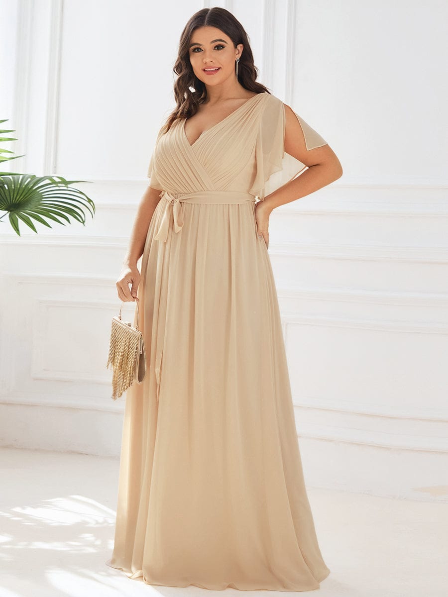 Miss | Avondjurk Dames Maxi A-lijn Elegant - Chiffon