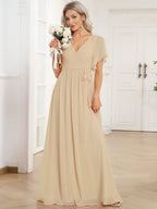 Miss | Avondjurk Dames Maxi A-lijn Elegant - Chiffon