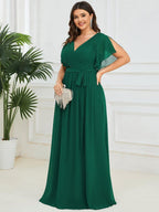 Miss | Avondjurk Dames Maxi A-lijn Elegant - Chiffon
