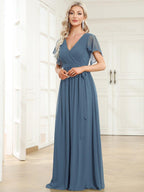 Miss | Avondjurk Dames Maxi A-lijn Elegant - Chiffon