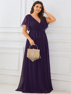 Miss | Avondjurk Dames Maxi A-lijn Elegant - Chiffon