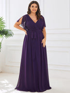 Miss | Avondjurk Dames Maxi A-lijn Elegant - Chiffon