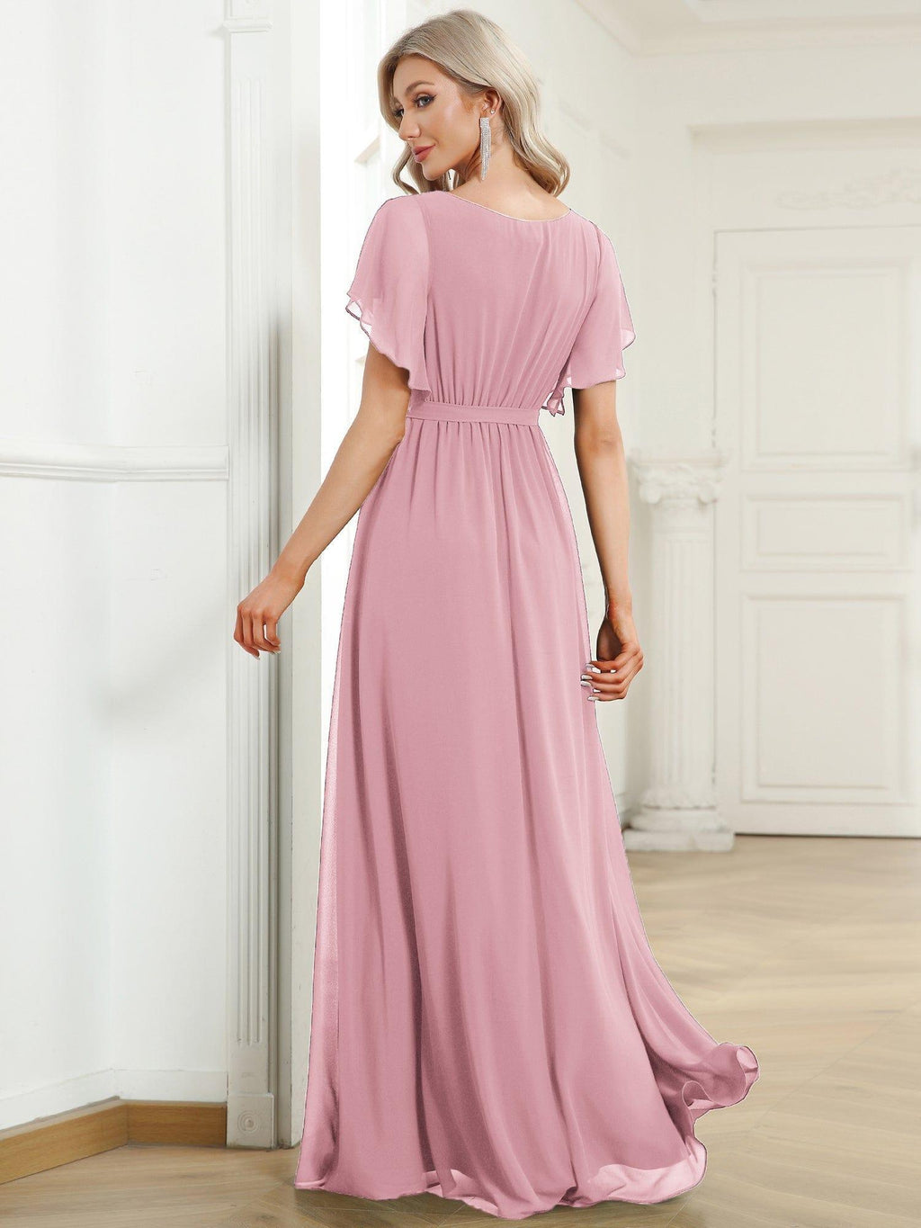 Miss | Avondjurk Dames Maxi A-lijn Elegant - Chiffon
