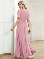 Miss | Avondjurk Dames Maxi A-lijn Elegant - Chiffon