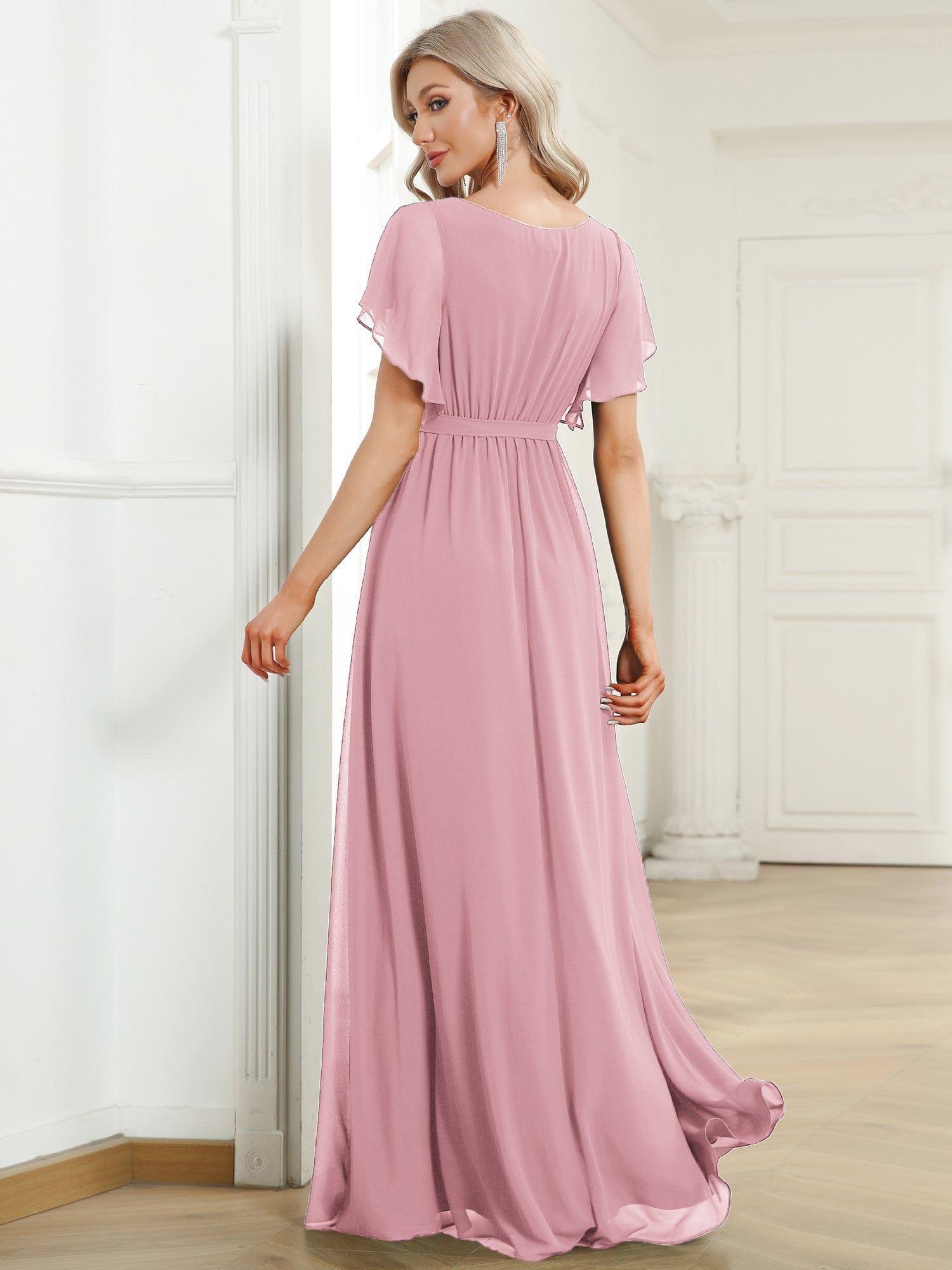 Miss | Avondjurk Dames Maxi A-lijn Elegant - Chiffon