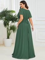 Miss | Avondjurk Dames Maxi A-lijn Elegant - Chiffon