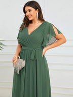 Miss | Avondjurk Dames Maxi A-lijn Elegant - Chiffon