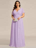 Miss | Avondjurk Dames Maxi A-lijn Elegant - Chiffon