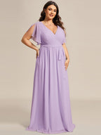 Miss | Avondjurk Dames Maxi A-lijn Elegant - Chiffon