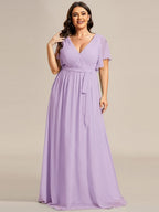 Miss | Avondjurk Dames Maxi A-lijn Elegant - Chiffon