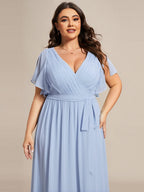 Miss | Avondjurk Dames Maxi A-lijn Elegant - Chiffon