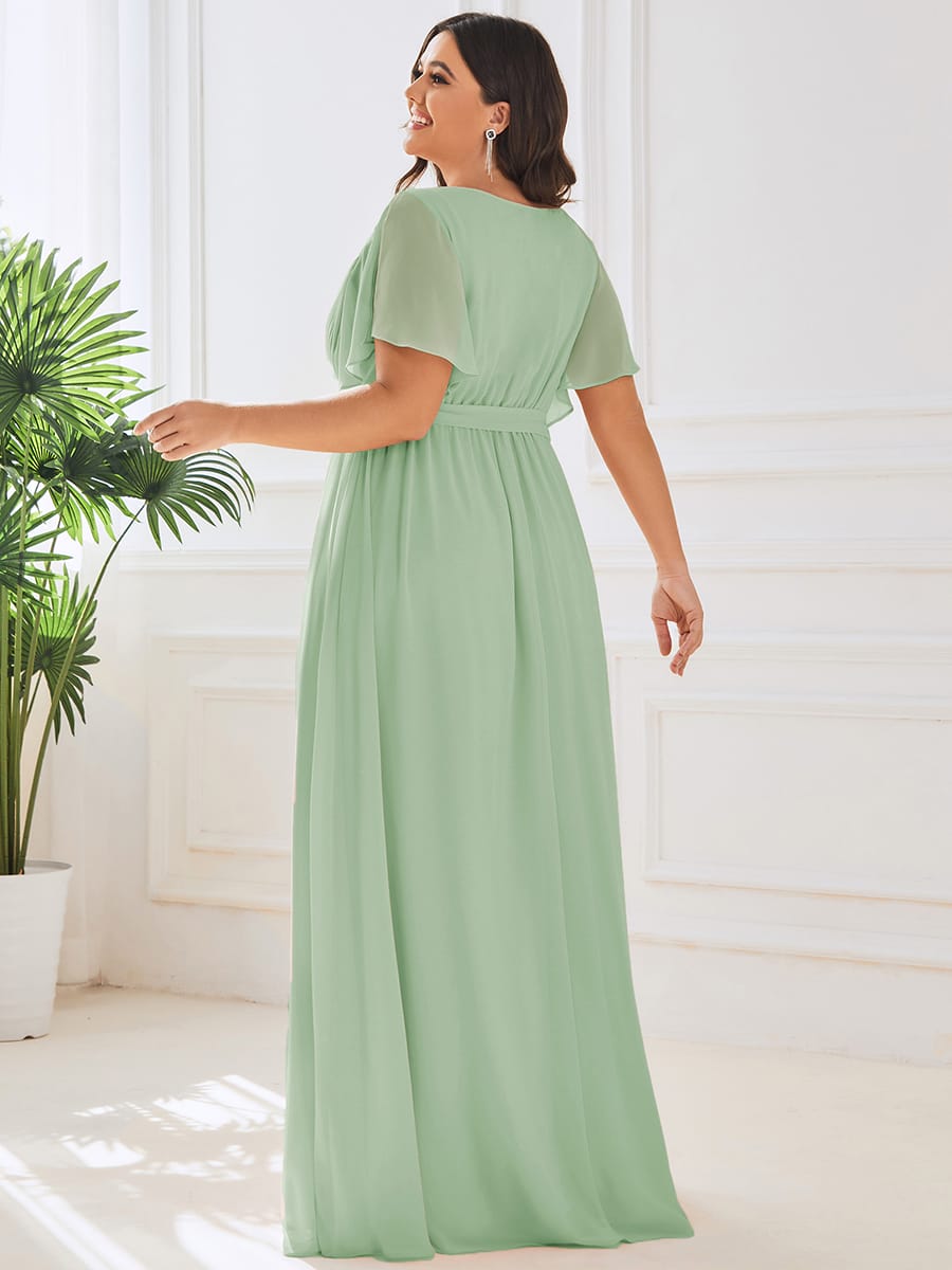 Miss | Avondjurk Dames Maxi A-lijn Elegant - Chiffon