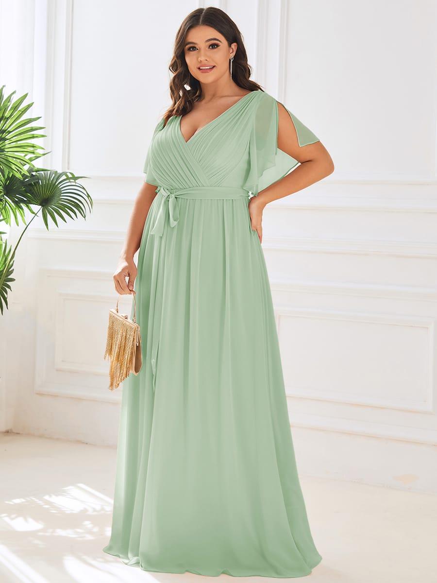 Miss | Avondjurk Dames Maxi A-lijn Elegant - Chiffon