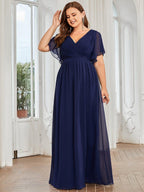 Miss | Avondjurk Dames Maxi A-lijn Elegant - Chiffon