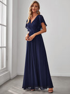 Miss | Avondjurk Dames Maxi A-lijn Elegant - Chiffon