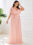 Miss | Avondjurk Dames Maxi A-lijn Elegant - Chiffon