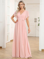 Miss | Avondjurk Dames Maxi A-lijn Elegant - Chiffon