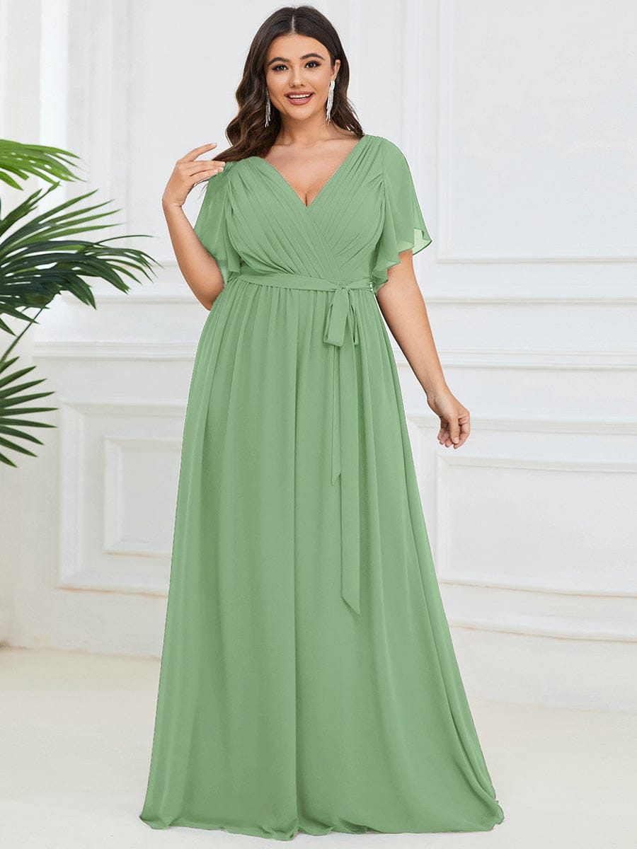 Miss | Avondjurk Dames Maxi A-lijn Elegant - Chiffon
