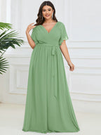 Miss | Avondjurk Dames Maxi A-lijn Elegant - Chiffon