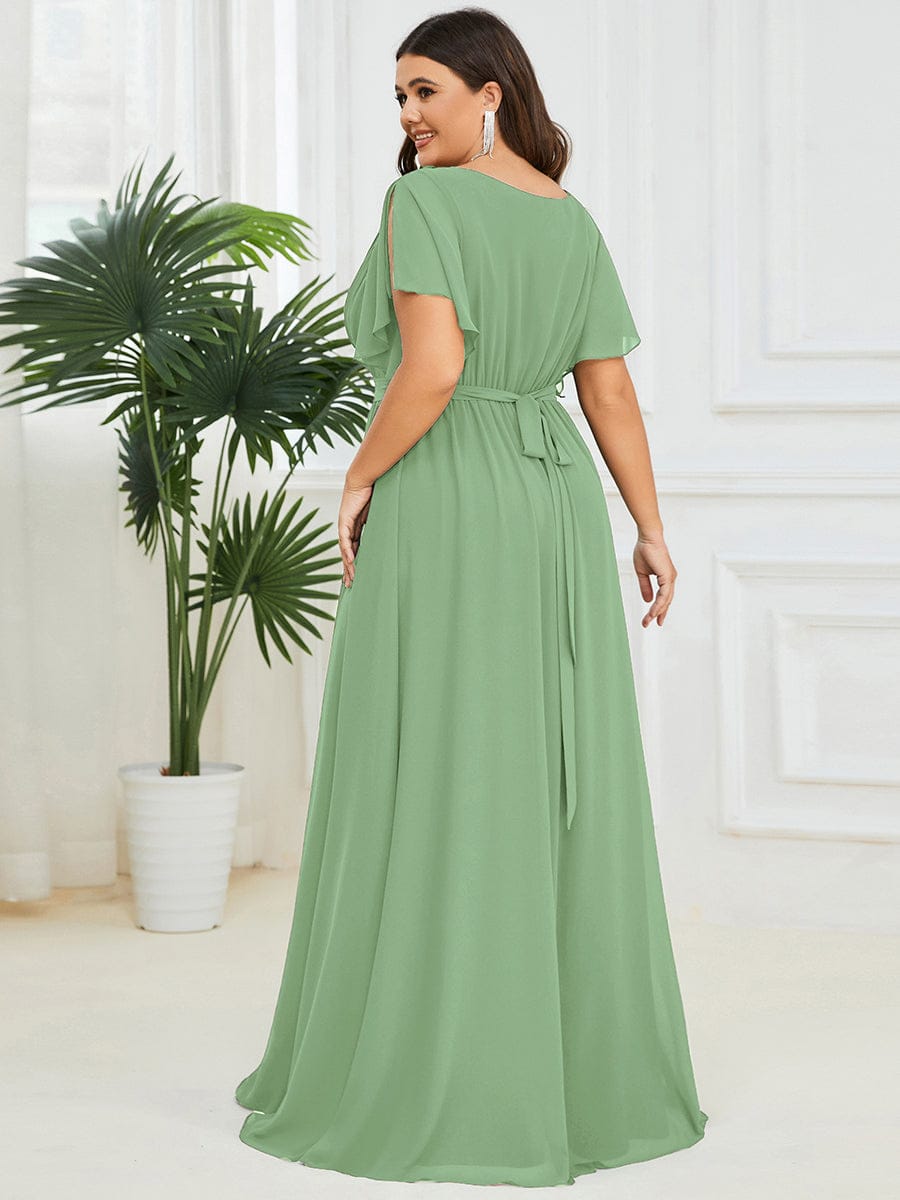 Miss | Avondjurk Dames Maxi A-lijn Elegant - Chiffon