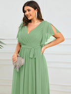 Miss | Avondjurk Dames Maxi A-lijn Elegant - Chiffon
