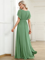 Miss | Avondjurk Dames Maxi A-lijn Elegant - Chiffon