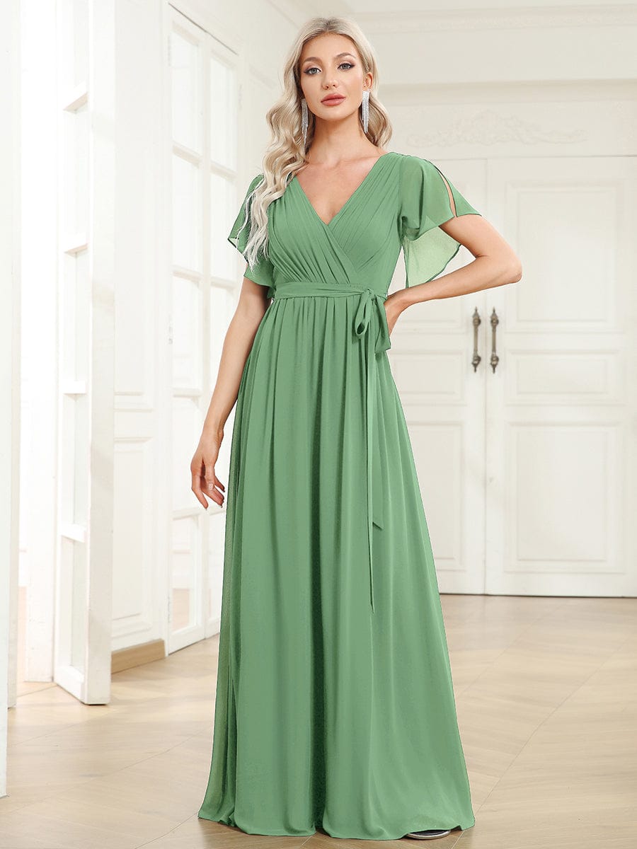 Miss | Avondjurk Dames Maxi A-lijn Elegant - Chiffon