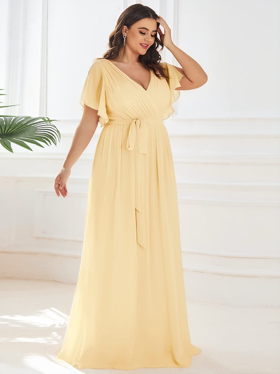 Miss | Avondjurk Dames Maxi A-lijn Elegant - Chiffon