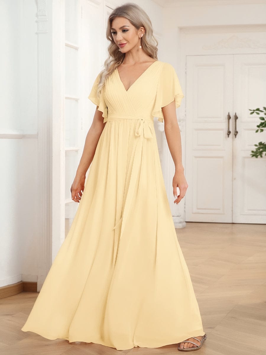 Miss | Avondjurk Dames Maxi A-lijn Elegant - Chiffon