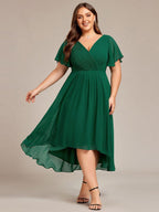 Miss | Jurk Dames High-low - Chiffon