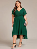 Miss | Jurk Dames High-low - Chiffon