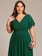Miss | Jurk Dames High-low - Chiffon
