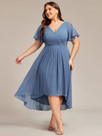 Miss | Jurk Dames High-low - Chiffon