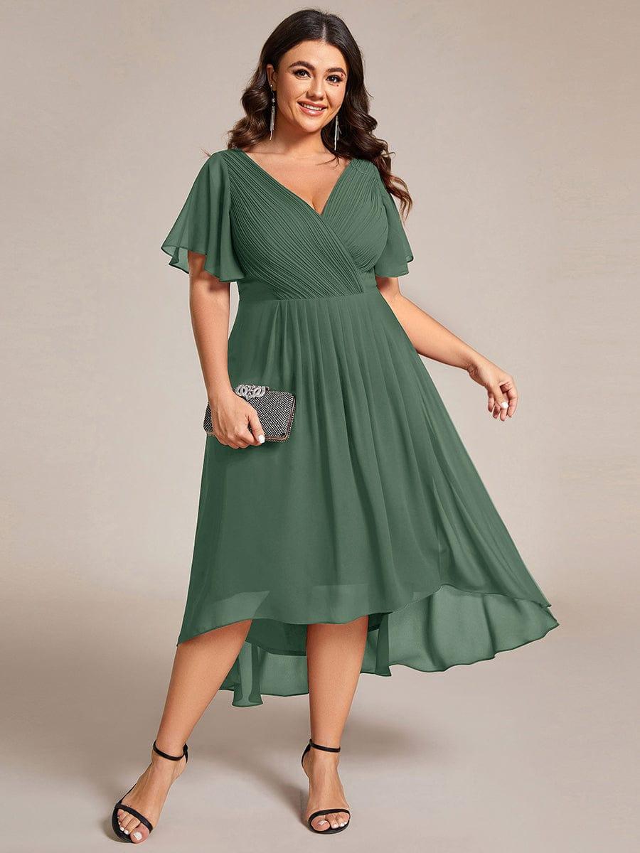 Sienna’s | Dress Women Maxi High‑Low – Chiffon