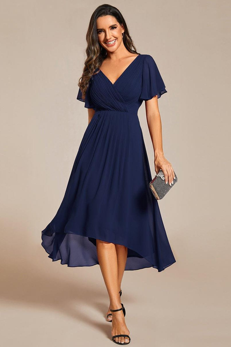 Sienna’s | Dress Women Maxi High‑Low – Chiffon